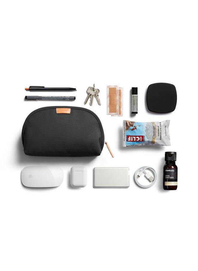 Classic Pouch (EDC Zipper Travel Pouch, Water-Resistant Woven Fabric, Holds Pencils, Pens, Tech & Personal Items, Internal Mesh Pockets) - Slate