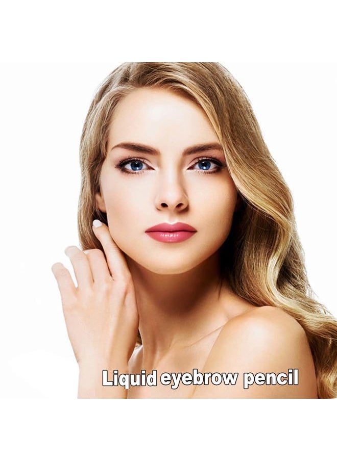 Waterproof Eyebrow Pen - Microblading Eyebrow Pencil with a Micro-Fork Tip Applicator - Creates Natural Looking Brows Makeup Effortlessly