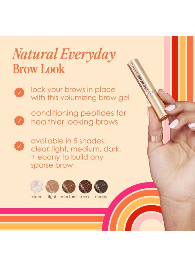 GrandeBROW-FIL Volumizing Brow Gel, Medium, 0.14 fl. oz.