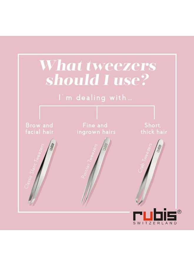 Tweezers, Classic Satin, Tiffany 1K1618,Rubis Switzerland Swiss Made World Renowned Precision