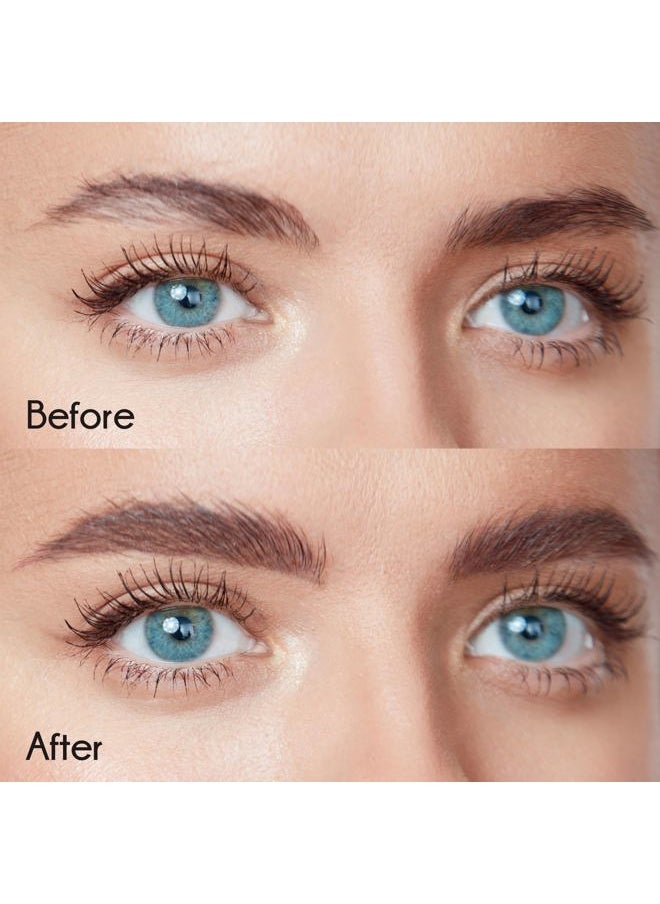 GoBrow Eyebrow Pencil, Sharpenable, Longwear, Long Lasting Eyebrow Wooden Pencil for Natural-Looking Brows (Dark Brown)