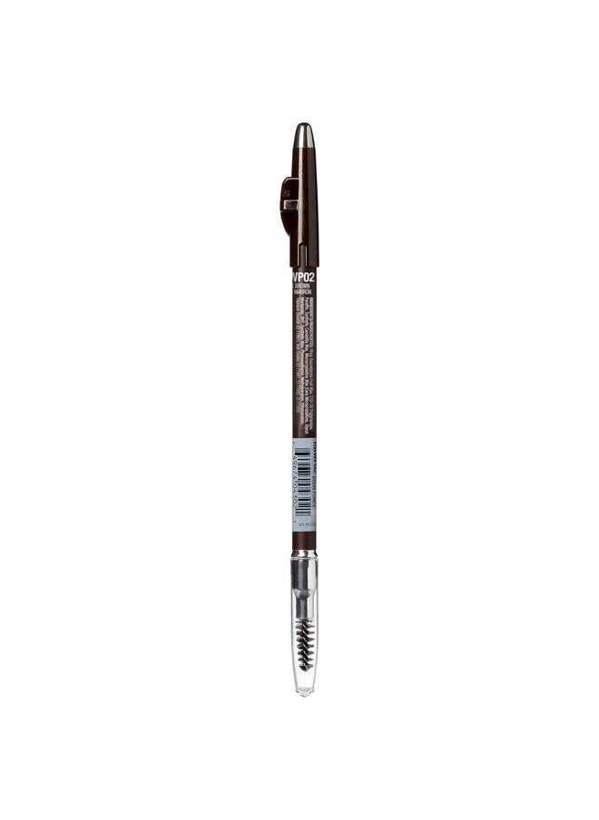 GoBrow Eyebrow Pencil, Sharpenable, Longwear, Long Lasting Eyebrow Wooden Pencil for Natural-Looking Brows (Dark Brown)