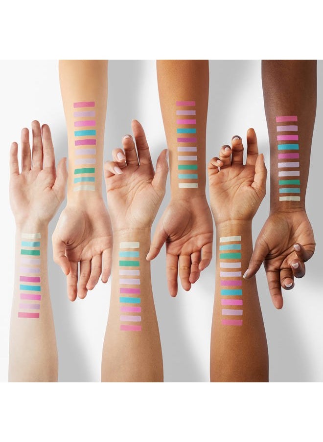 Sparkle & Shine Eyeshadow Makeup Palette, Mermaid Palette Shimmer | Christmas Make Up Collection | Holiday Present | Gift for Girls