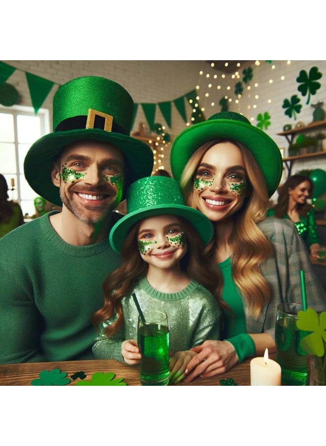 Paminify St Patricks Day Accessories Green Face Glitter Gel,St Patrick's Day Outfit for Women,Hair Glitter Green Face Paint Singer Concerts Festival Body Glitter,Sequins Face Glitter Makeup,50 ML