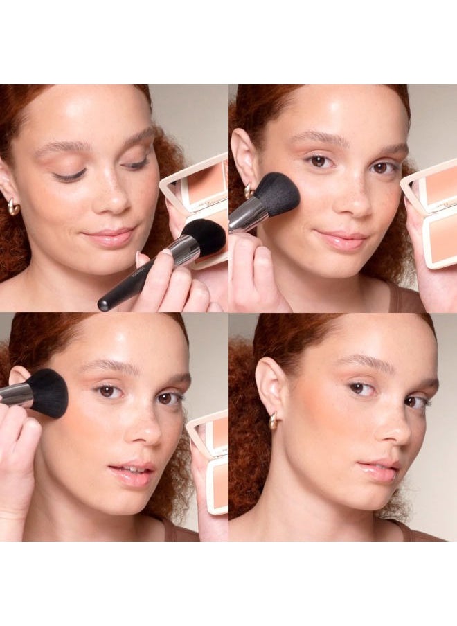 COVER FX Monochromatic Powder Blush Duo - Warm Honey: Bronzed Rose - Matte + Shimmer Finish - Create Custom, High Impact Color