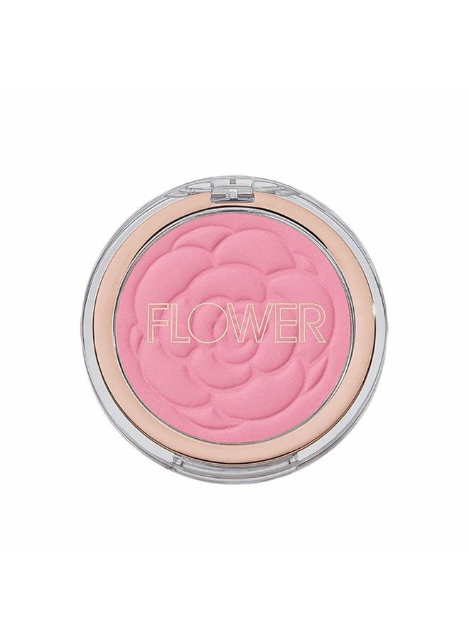 Flower Beauty Pots Powder Blush Smooth Silky Skin Tone Enhancing Soft Satin Finish Makeup, Wild Rose, 0.21 Oz
