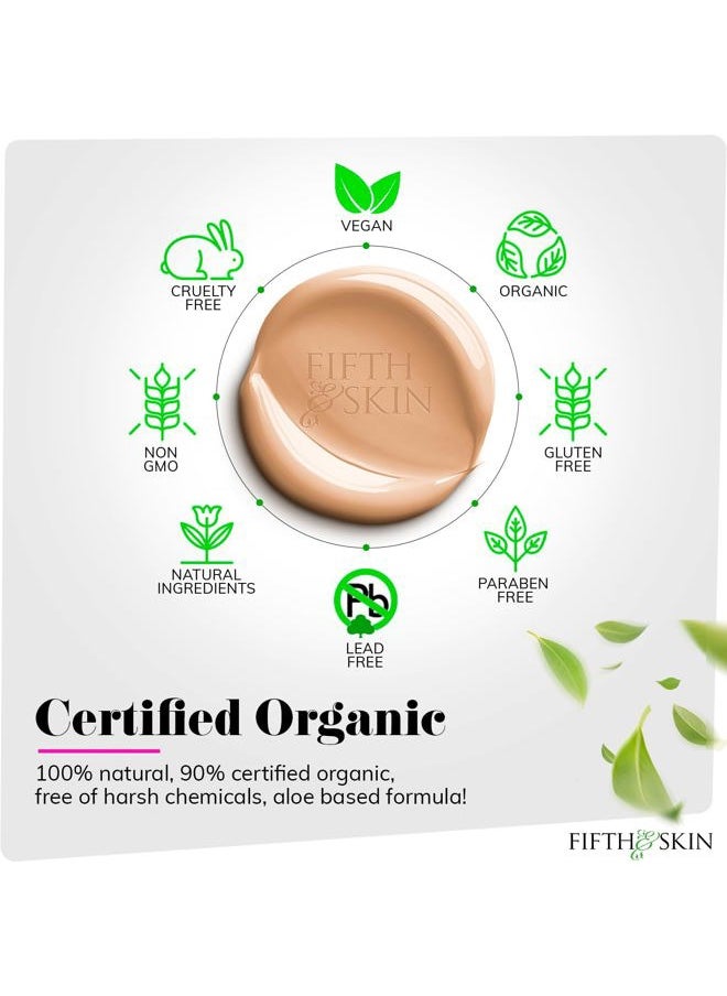 : Better'n Ur Skin Liquid Foundation (SOFT BEIGE) - Natural, Organic, Vegan, Cruelty-Free - Gluten-Free Beauty with Buildable Coverage and Palm-Free Luxury - 1 oz