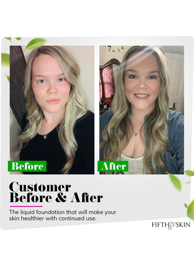 : Better'n Ur Skin Liquid Foundation (SOFT BEIGE) - Natural, Organic, Vegan, Cruelty-Free - Gluten-Free Beauty with Buildable Coverage and Palm-Free Luxury - 1 oz