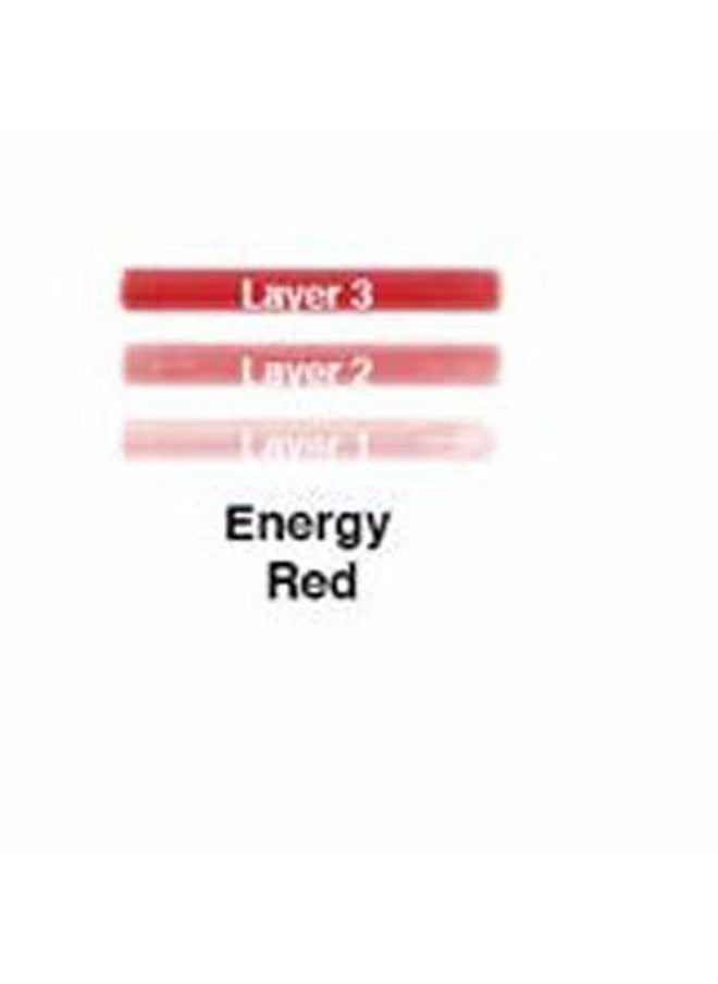 Liquid Lipstick- Energy Red (Red) | 100% Smearproof Long-Lasting Waterproof Vegan Wax-Free Organic Kosher Natural Botanical Confidence cosmetics USA Self Manufactured Factory Direct Since 1995