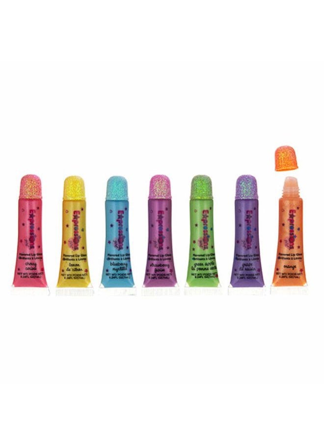 Flavored Shimmer Lip Gloss Set