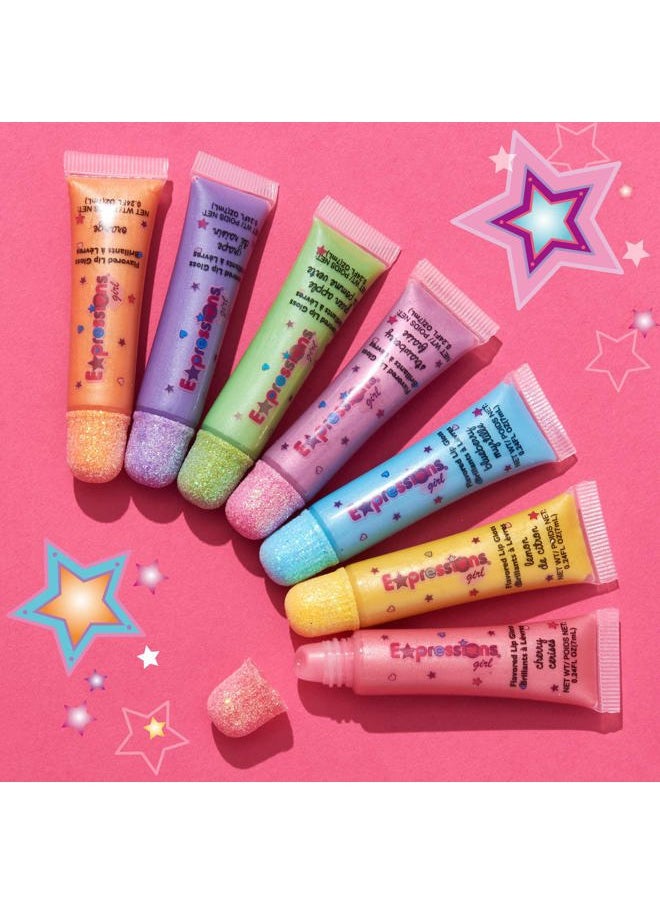Flavored Shimmer Lip Gloss Set