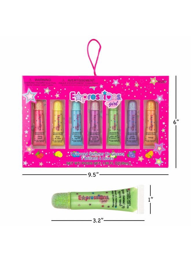 Flavored Shimmer Lip Gloss Set