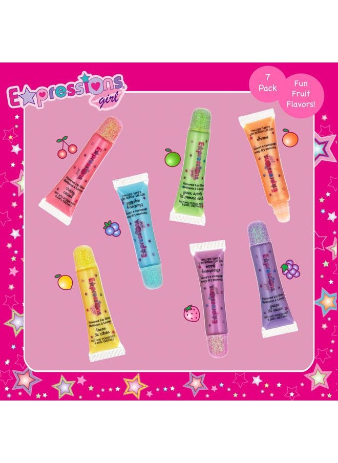 Flavored Shimmer Lip Gloss Set
