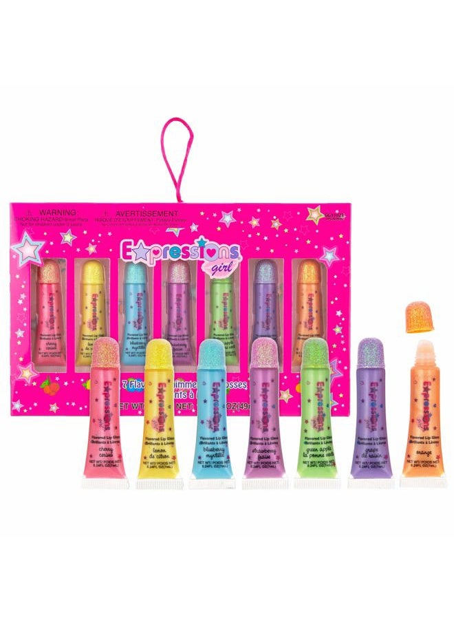 Flavored Shimmer Lip Gloss Set