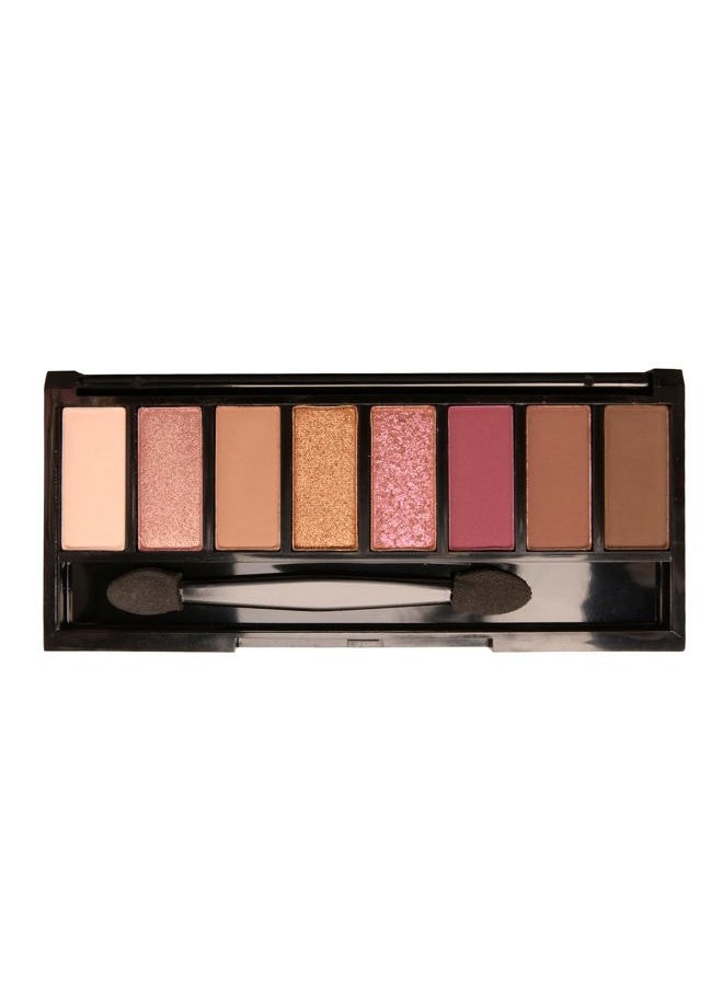 8 Color Eyeshadow Palette with Applicators, High Pigment Matte Shimmer Neutral Smoky Eyeshadow Palette, Cruenlty Free