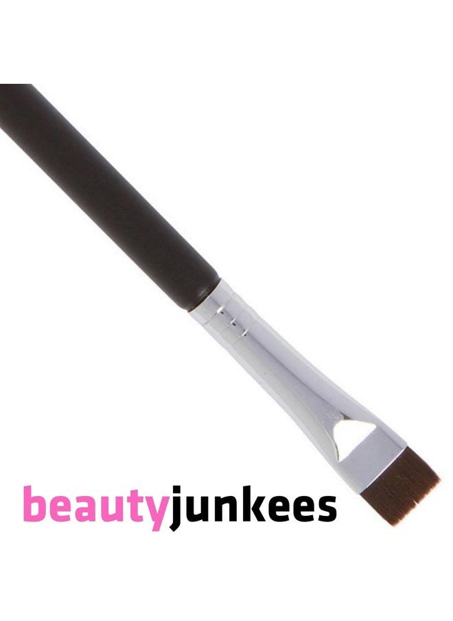 Flat Definer Eyeliner Brush Small Makeup Brush - Flat Makeup Brush for Sharp Defined Eye Liner Makeup Application, Small Flat Concealer Brush for Eyebrows Shaping, Eyeshadow, Powder, Gel, Cream