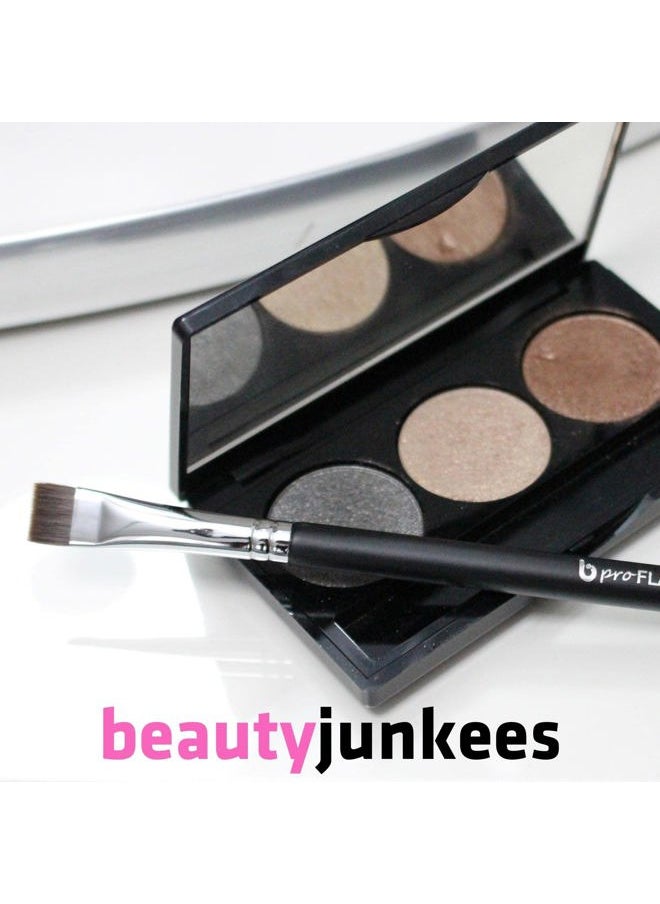 Flat Definer Eyeliner Brush Small Makeup Brush - Flat Makeup Brush for Sharp Defined Eye Liner Makeup Application, Small Flat Concealer Brush for Eyebrows Shaping, Eyeshadow, Powder, Gel, Cream