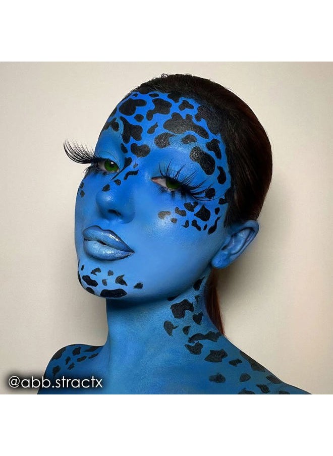 Makeup Paradise Makeup AQ Refill Size | Stage & Screen Performance, Face & Body Painting, Beauty, Cosplay, and Halloween | Water Activated Face Paint, Body Paint .25 oz (7 ml) (LAGOON BLUE)