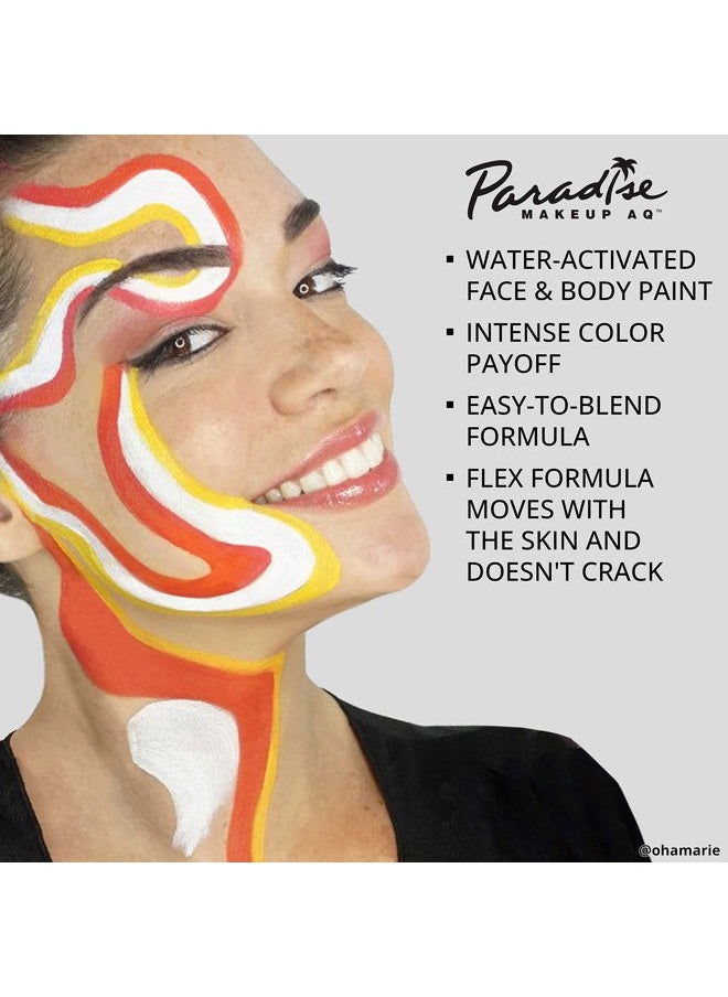 Makeup Paradise Makeup AQ Refill Size | Stage & Screen Performance, Face & Body Painting, Beauty, Cosplay, and Halloween | Water Activated Face Paint, Body Paint .25 oz (7 ml) (LAGOON BLUE)