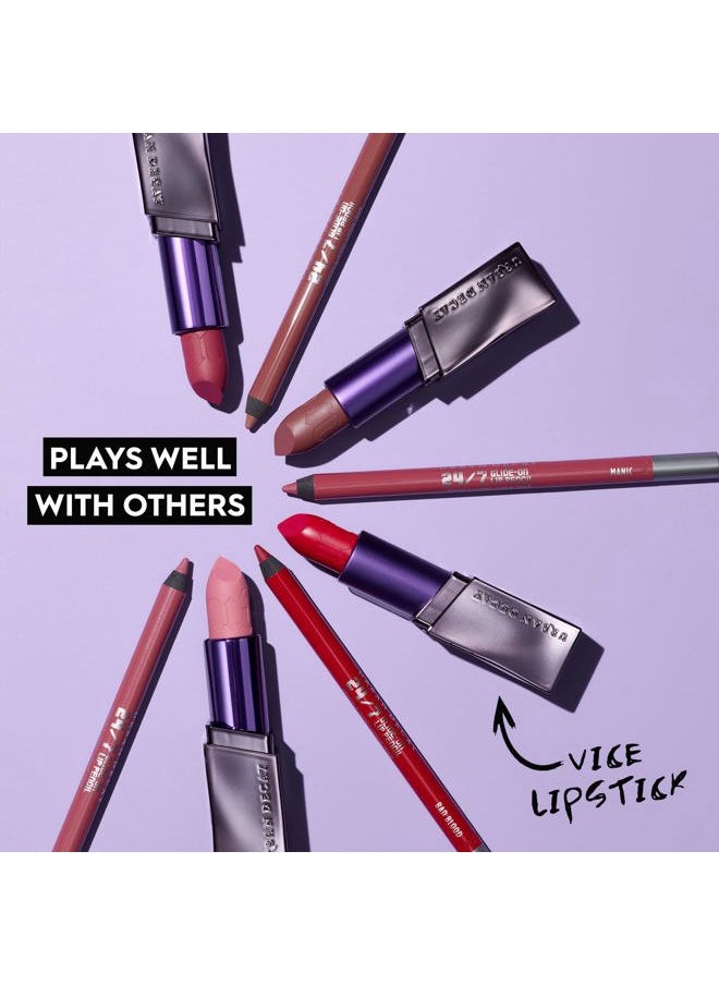 24/7 Glide-On Waterproof Lip Pencil (1993 - Medium Brown), Smudge-Proof, Longwearing Lip Liner, Smooth & Creamy Colors, Moisturizing Formula with Vitamin E - 0.04 oz