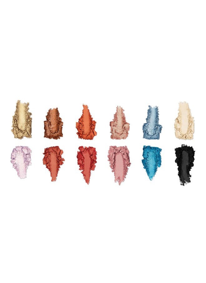 Artristry Eyeshadow Palette Expressionist - Highly Pigmented Satin Matte and Metallic Shimmer - 12 Versatile Shades - Vegan