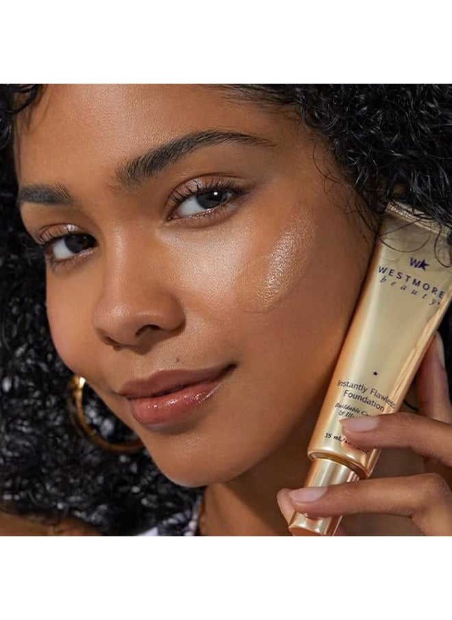 Instantly Flawless Foundation - Light Medium 1.2 oz - Foundation Full Coverage, Makeup Foundation, Liquid Foundation, Best Foundation, Light Foundation Foundation Makeup Full Coverage