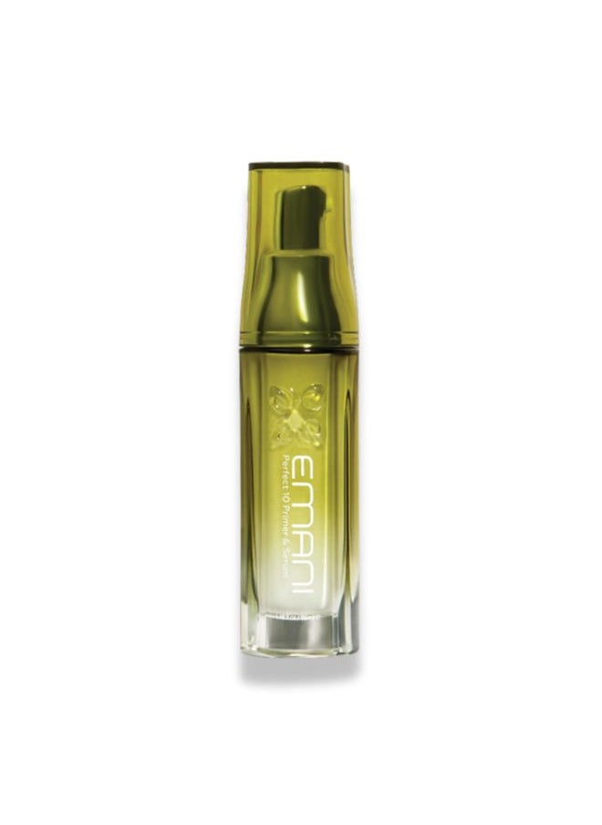 EMANI Vegan Cosmetics Perfect10 Primer Serum, 1.35 Fluid Ounce