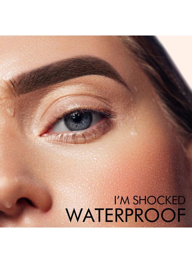 Eyebrow Stamp and Eyebrow Stencil Kit - Brow Stamp Kit, Eye Brow Stamping Kit, Brow Stencil and Stamp Kit, Brow Trio Eyebrow Kit, Perfect Bushy Eyebrows, Light Brown