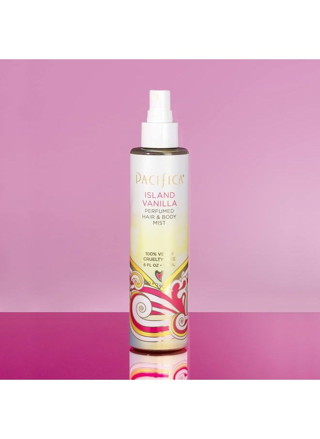 Beauty, Island Vanilla All Natural Hair and Body Mist Spray, 100% Vegan, Cruelty & Phthalate & Paraben-Free, Clean Fragrance, 12 Fl Oz, Pack of 2