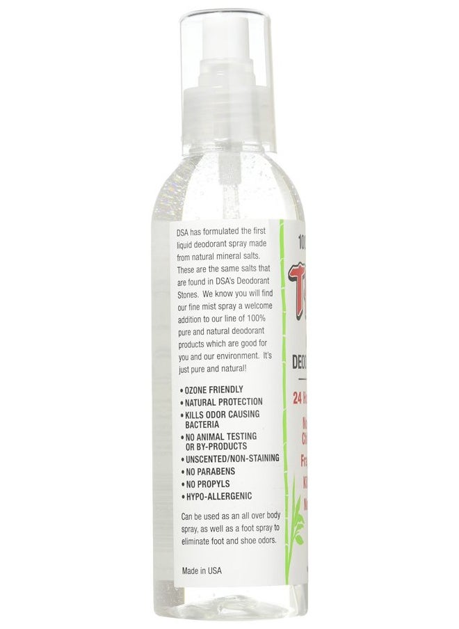 Crystal Deodorant Mist, 8 Oz (Pack of 6)