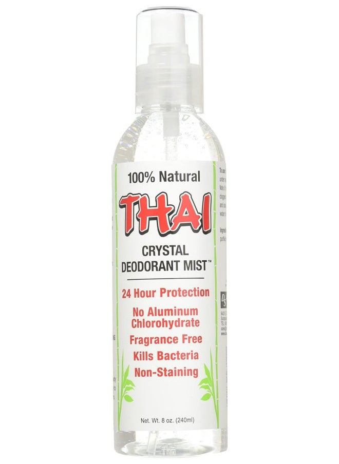 Crystal Deodorant Mist, 8 Oz (Pack of 6)