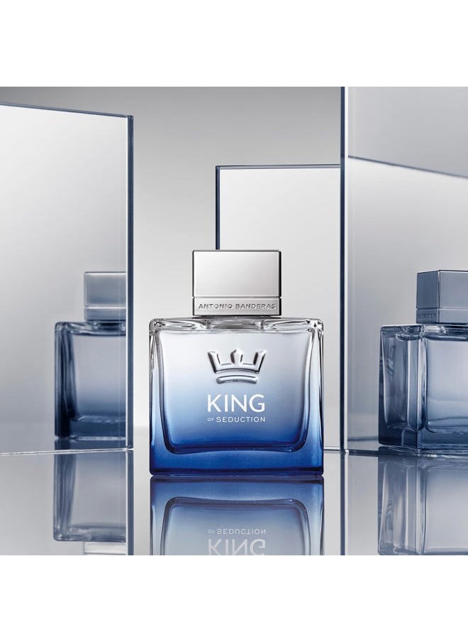 Antonio Perfumes - King of Seduction - Eau de Toilette Spray for Men - Long Lasting - Masculine, Intense and Energetic Fragrance - Bergamot, Apple and Amber notes - 6.8 Fl Oz