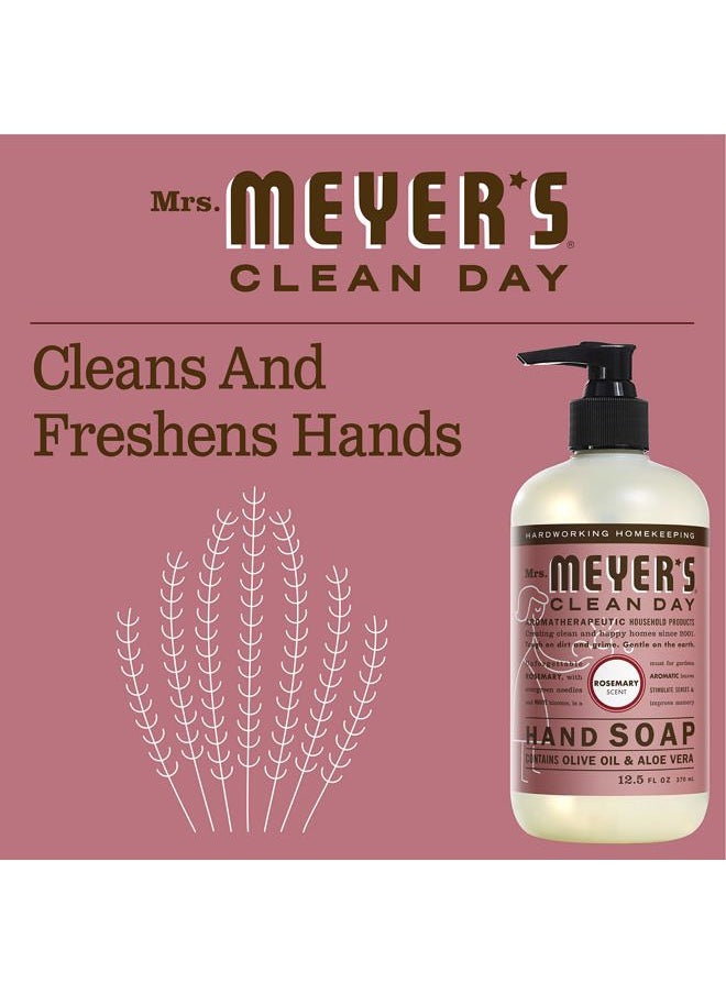 Hand Soap, Made with Essential Oils, Biodegradable Formula, Rosemary, 12.5 fl. oz