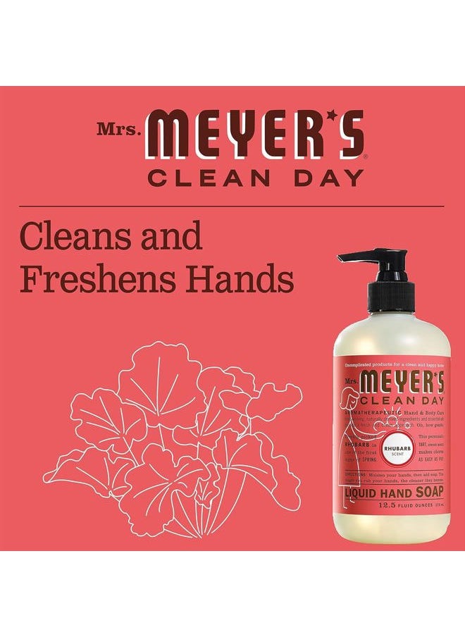 Hand Soap, Made with Essential Oils, Biodegradable Formula, Rhubarb, 12.5 fl. oz
