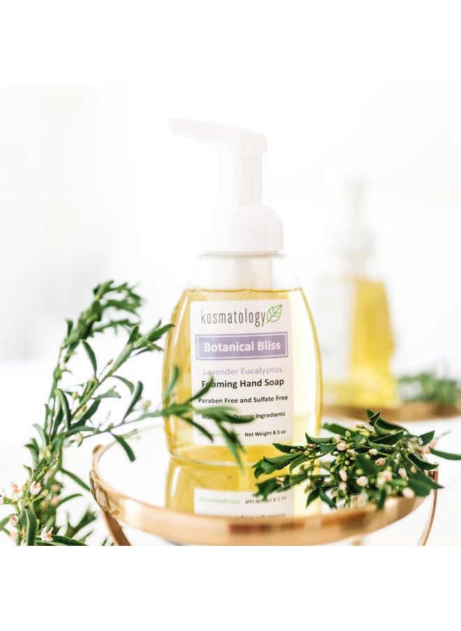 ® Botanical Bliss (Lavender-Eucalyptus) Organic Foaming Hand Soap | Moisturizing Hand Wash | Clean Ingredients, Infused with Essential Oils | 8.5 fl oz