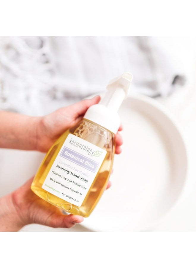 ® Botanical Bliss (Lavender-Eucalyptus) Organic Foaming Hand Soap | Moisturizing Hand Wash | Clean Ingredients, Infused with Essential Oils | 8.5 fl oz