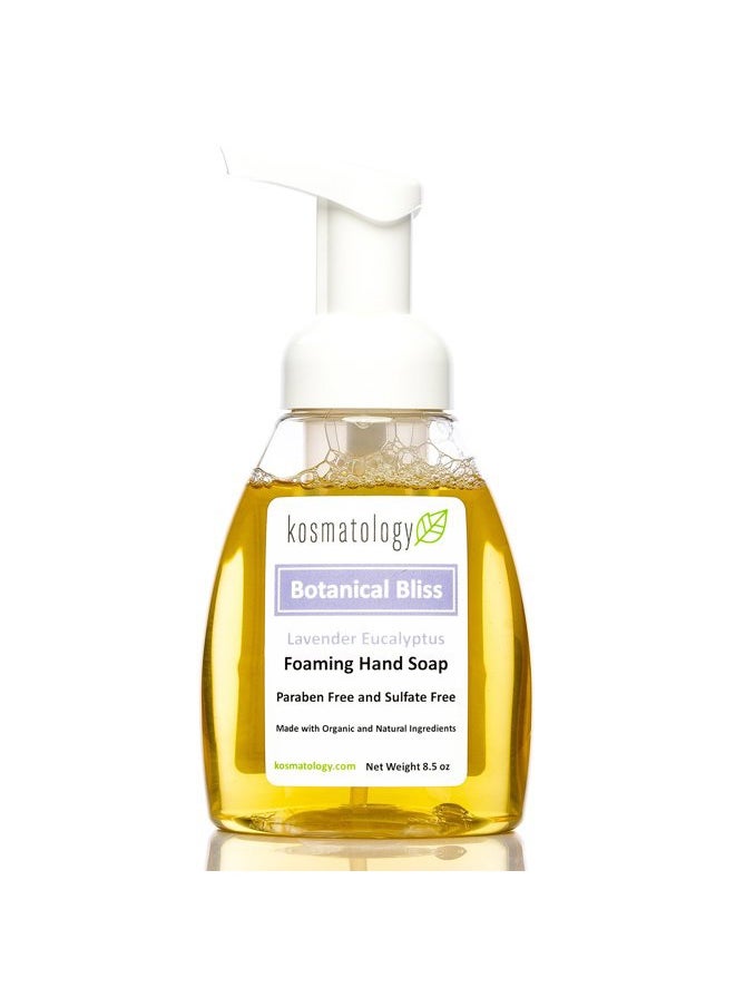 ® Botanical Bliss (Lavender-Eucalyptus) Organic Foaming Hand Soap | Moisturizing Hand Wash | Clean Ingredients, Infused with Essential Oils | 8.5 fl oz