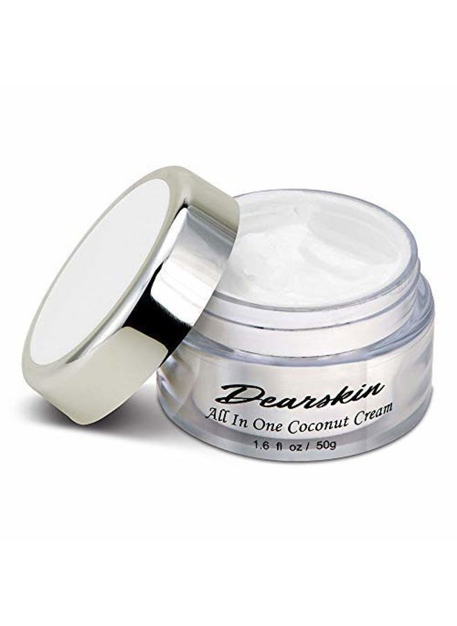 Vitamin C Dear Serum + All In One Coconut Cream seT- Pack with Vitamin C Serum 20%, Hyaluronic Acid Botanic, Vitamin E Organic and Coconut Oil Cream Day and Night (Serum + Cream)