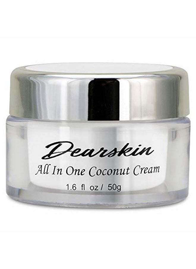 Vitamin C Dear Serum + All In One Coconut Cream seT- Pack with Vitamin C Serum 20%, Hyaluronic Acid Botanic, Vitamin E Organic and Coconut Oil Cream Day and Night (Serum + Cream)