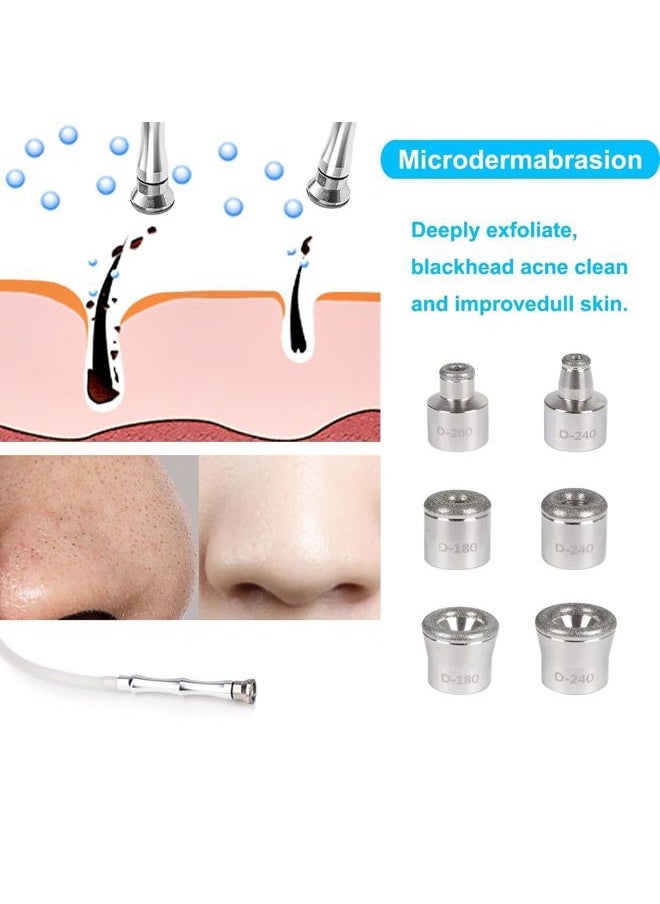 Diamond Dermabrasion Head Microdermabrasion Exfoliator Home Facial Dermabrasion Tool Dermabrasion Replacements 6 Tips