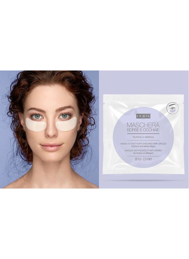 Face Mask To Fight Puffy Eyes And Dark Circle - Brightens And Refreshes Fatigued Eyes - Combats Puffiness And Skin Discoloration - Effective Sheet Mask To Increase Radiance - 0.08 Oz