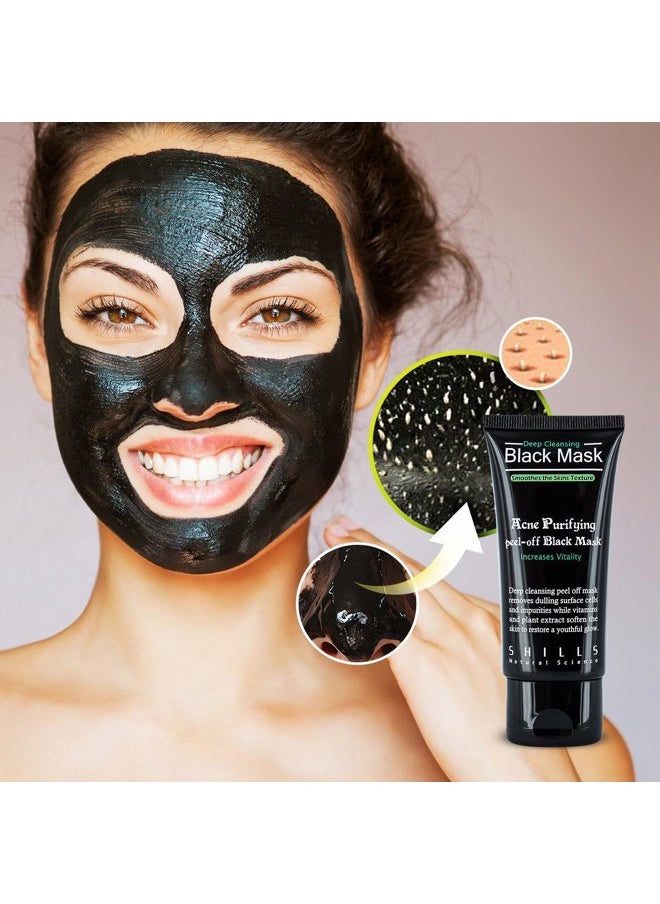 Blackhead, Removes Blemishes, Purifyies, Cleanses Skin. Activated Charcoal (50 ml)