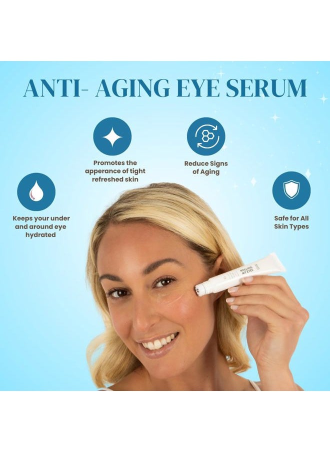 Miss Spa Eye Serum 5-in-1 Roll On Under Eye Cream, Helps De-puff and Brighten Under and Around Eyes, Anti-Aging Under Eye Roller Helps with Fine Lines and Dark Circles, Vitamin B3, Eye Bag Remover