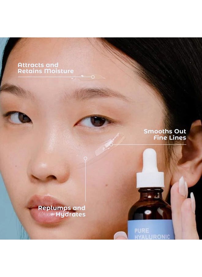 Cosmedica Hyaluronic Acid Serum for Skin – 4 Fl. Oz Hydrating Facial Moisturizer with Anti-Aging Skin Care Properties. Beauty and Skin Care