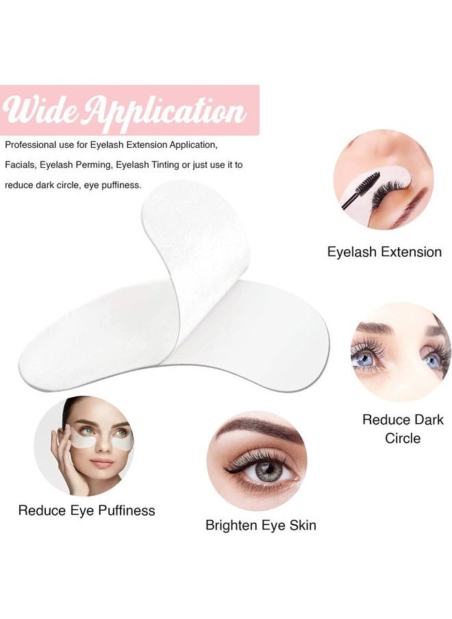 100 Pairs GreenLife Natural Hydrogel Eye Gel Pads - Collagen and Aloe Vera Patches for Under Eyes - Eyelash Extension Kit