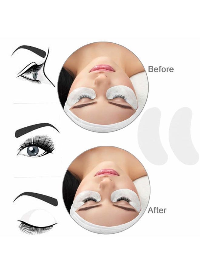 Under Eye Pads, Lint Free Lash Extension Eye Gel Patches for Beauty Salon False Eyelash Extensions Grafting, Hydrogel Eye Mask Beauty Makeup Tool
