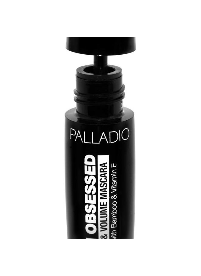 Lash Obsessed Mascara, Extreme Definition Lengthening Mascara, Amplifies Volume & Fullness, Evenly Coats Lashes, Lucious Length, Natural lengthening, No Smudging, All Day Wear, Black