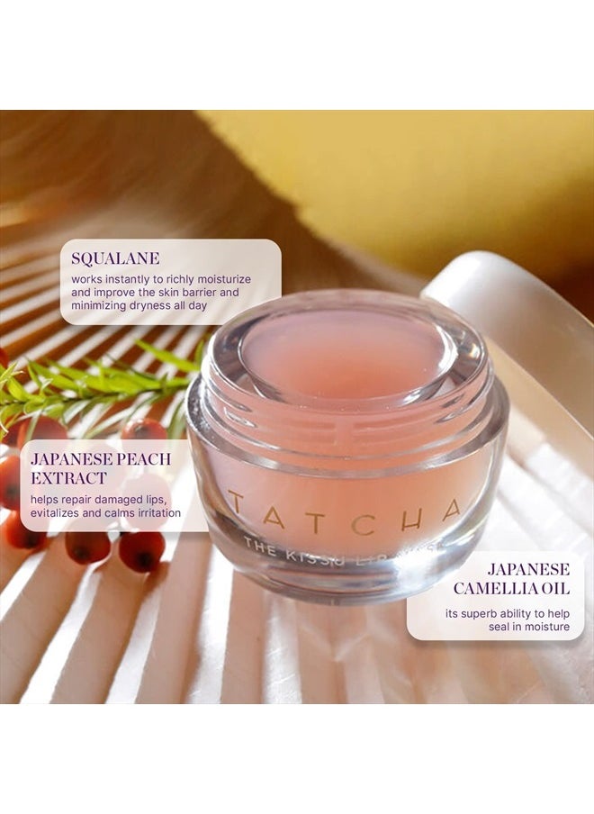 Tatcha Kissu Lip Mask | Overnight Lip Scrub Exfoliator to Plump and Hydrate Lips, 9.0 G | 0.32 oz