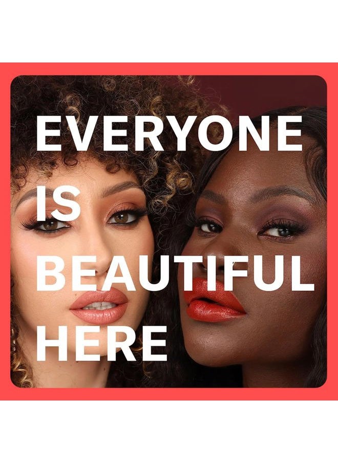 Vegan Non-Sticky Lip Gloss, with Hydrating Shea Butter for a Lightweight, High Shine Finish, Minimalist - Clear