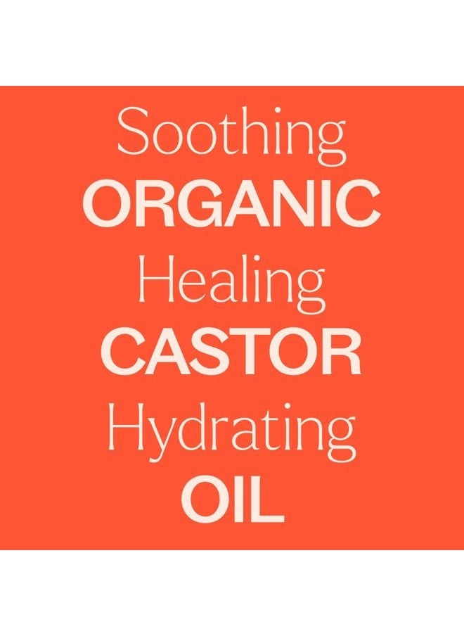 Organic Castor Oil 16oz - 100% Pure & Natural Grade for Nourishing Hair and Skin Treatment - Cold Pressed - USDA Certified - Hexane Free - Stimulates Hair Growth, Treats Dry Skin